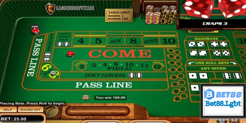 Các thuật ngữ trong Craps