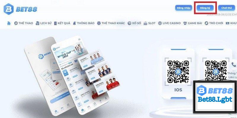 Quy trình đăng ký chi tiết BET88